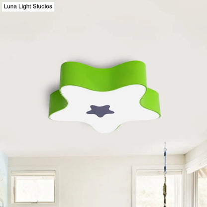 DecorBites™ DecorBites™ Modern Cartoon Ceiling Light: Acrylic Metal Flush Mount for Game Room