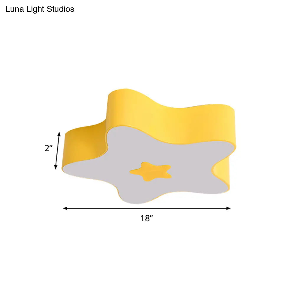 DecorBites™ DecorBites™ Modern Cartoon Ceiling Light: Acrylic Metal Flush Mount for Game Room