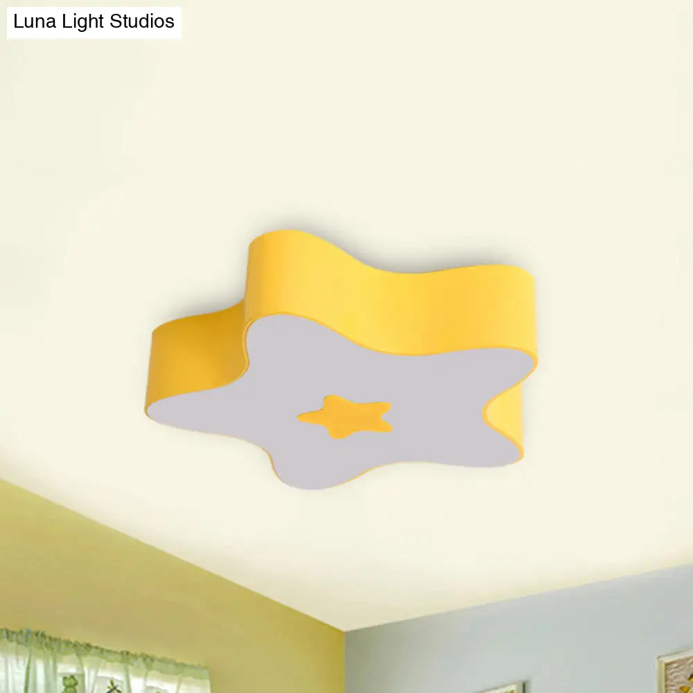 DecorBites™ DecorBites™ Modern Cartoon Ceiling Light: Acrylic Metal Flush Mount for Game Room
