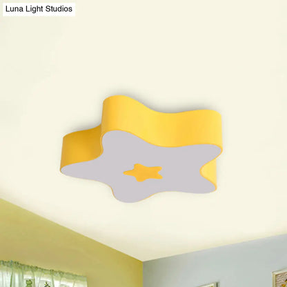 DecorBites™ DecorBites™ Modern Cartoon Ceiling Light: Acrylic Metal Flush Mount for Game Room
