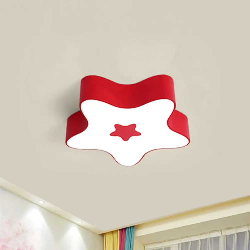 DecorBites™ DecorBites™ Modern Cartoon Ceiling Light: Acrylic Metal Flush Mount for Game Room
