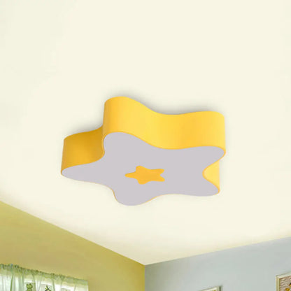DecorBites™ DecorBites™ Modern Cartoon Ceiling Light: Acrylic Metal Flush Mount for Game Room