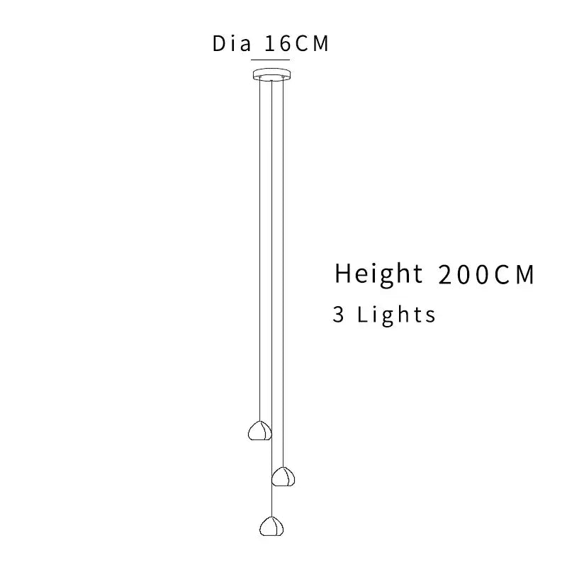 Modern cascading decorbites crystal ball chandelier with three spherical bulbs hanging from a 16cm ceiling mount