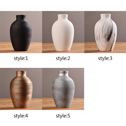 Modern Ceramic Nordic Flower Vase for Home Decor - Vase