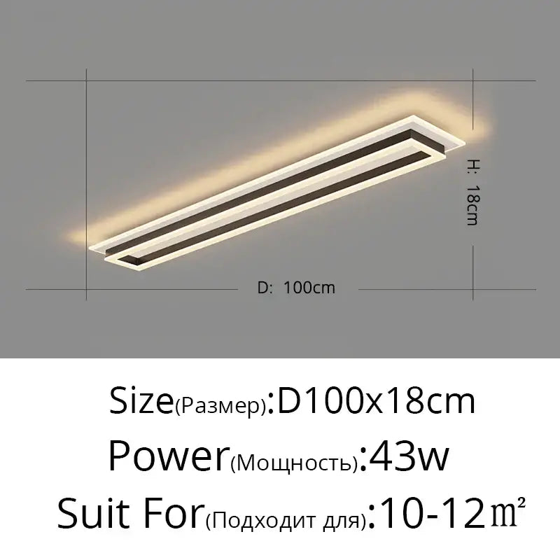 Modern chrome and black rectangular dimmable led chandelier with sleek design emitting warm ambient illumination for living room decorbites dimmable led