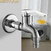 Modern chrome brass single cold water wall tap with sleek curved spout for bathroom decorbites brass single design