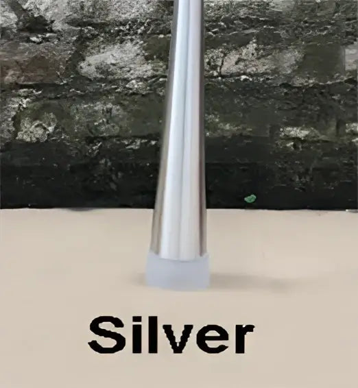 Silver-colored sleek metallic spike with rounded base for modern chrome conical pendant light 5 pack decorbites pendant light