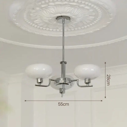 Modern chrome glass ball pendant chandelier with three frosted white glass shades for bedroom decorbites glass ball design