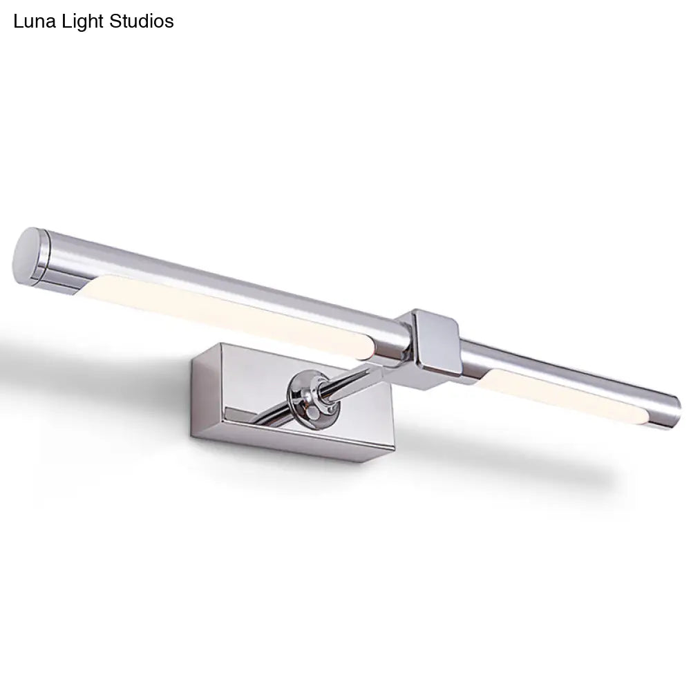 DecorBites™ DecorBites™ Modern Chrome LED Vanity Light Fixture for Wall Mount - Perfect for Bathrooms