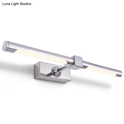 DecorBites™ DecorBites™ Modern Chrome LED Vanity Light Fixture for Wall Mount - Perfect for Bathrooms
