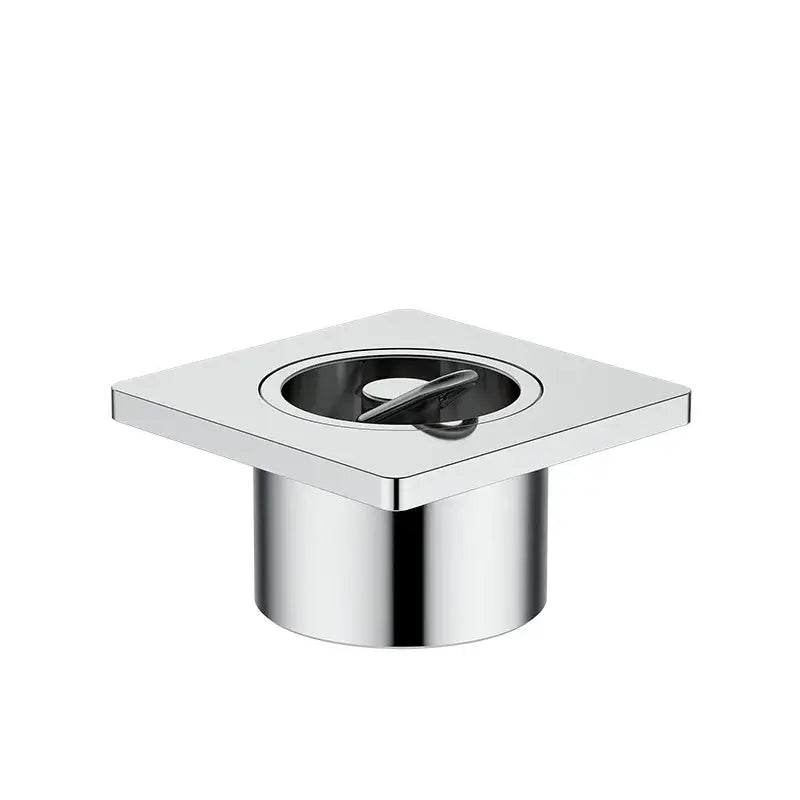 Modern chrome swimming pool fishbowl drain bathroom floor cover with chrome finish and integrated flush cover by decorbites brass chrome