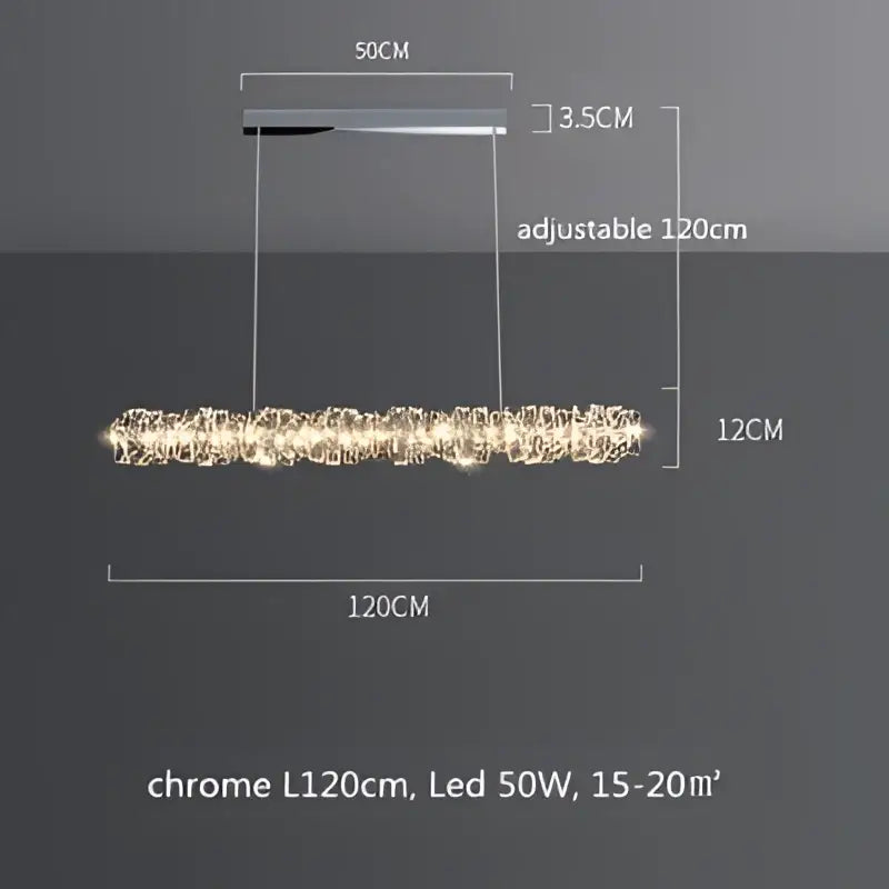 Modern circular textured crystal chandelier pendant light with chrome finish and vine-inspired design for living rooms