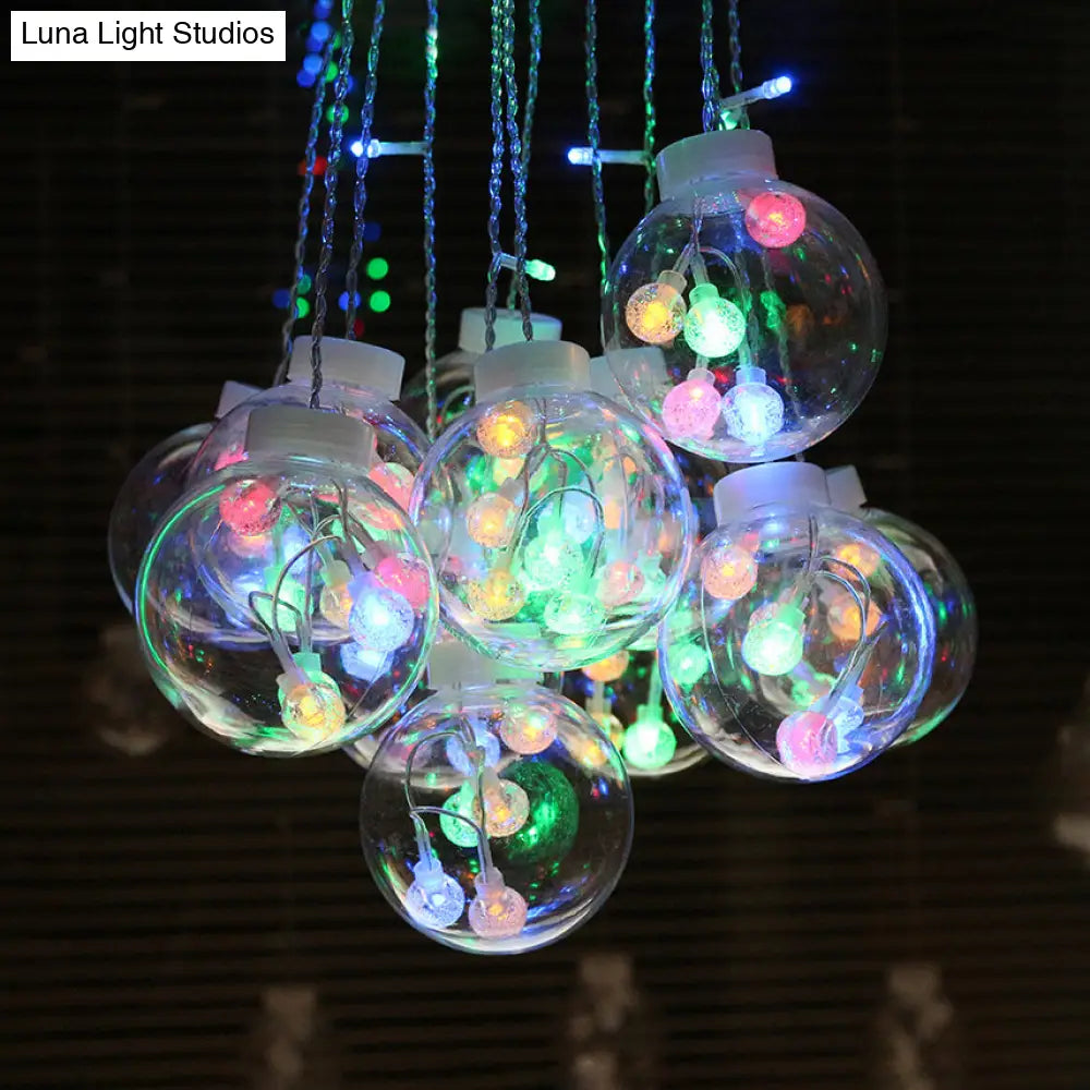 Modern Clear Bubble Hanging Light for Festival Decoration