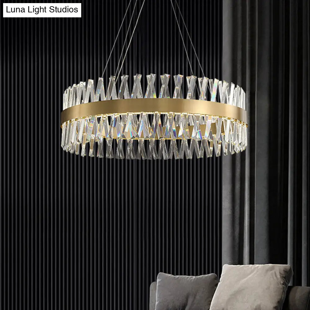 Modern Clear Crystal Chandelier for Dining Table