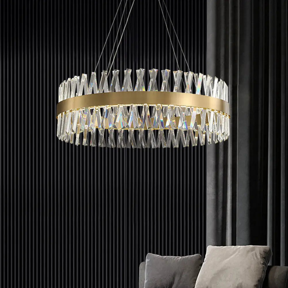 Modern Clear Crystal Chandelier for Dining Table