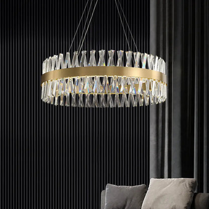 Modern Clear Crystal Chandelier for Dining Table