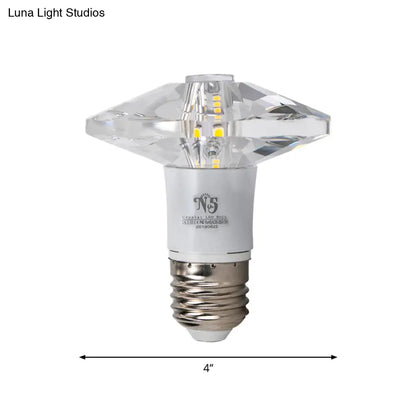 DecorBites™ DecorBites™ Modern Clear Crystal Diamond LED Flush Mount Light Fixture for Porch