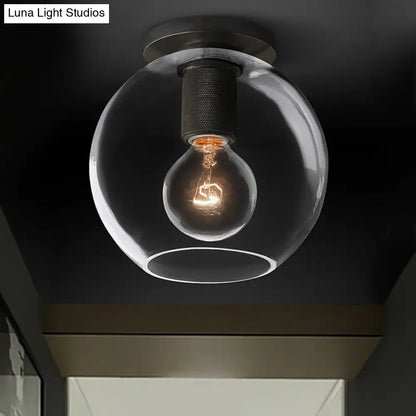 DecorBites™ DecorBites™ Modern Clear Glass Flush Mount Ceiling Light Fixture for Living Room in 3 Finishes