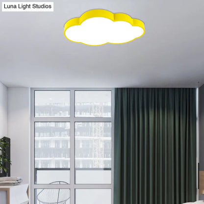 DecorBites™ DecorBites™ Modern Cloud Ceiling Lamp & LED Flush Light for Hallway - Acrylic & Metal Undertint