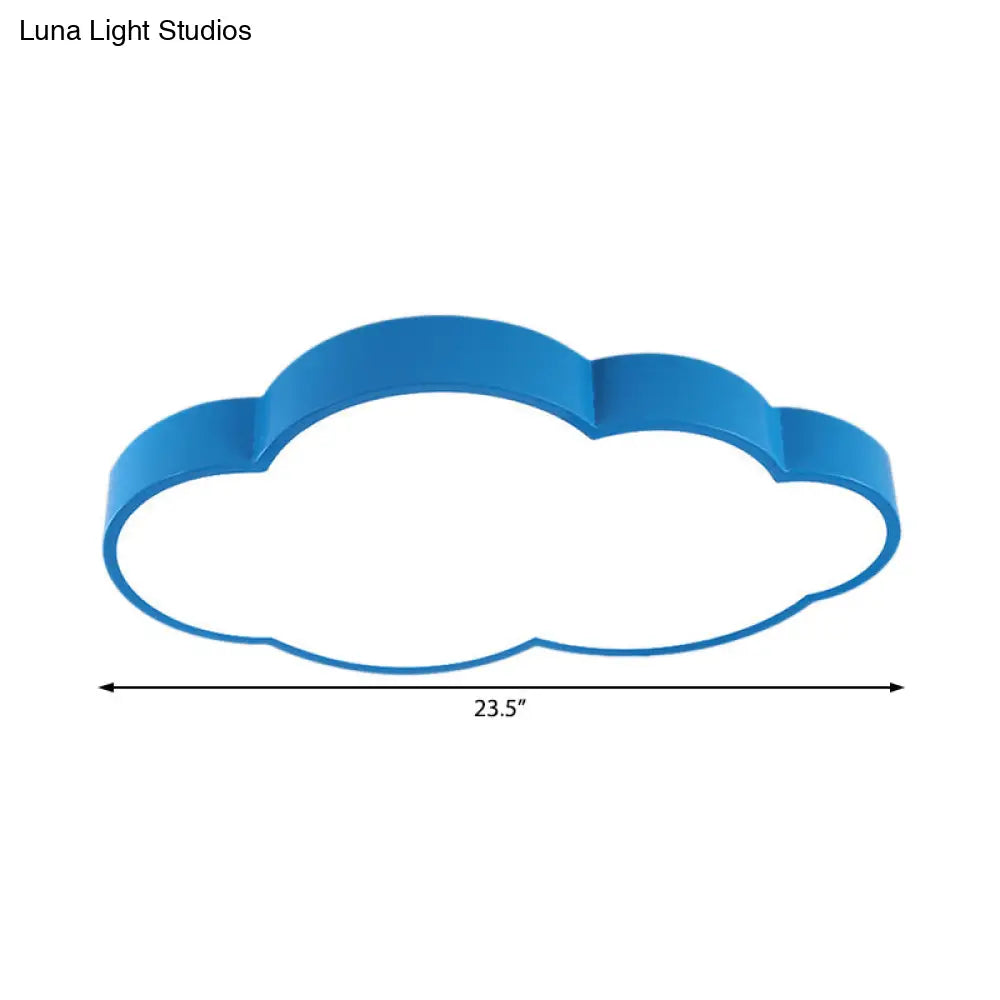 DecorBites™ DecorBites™ Modern Cloud Ceiling Lamp & LED Flush Light for Hallway - Acrylic & Metal Undertint
