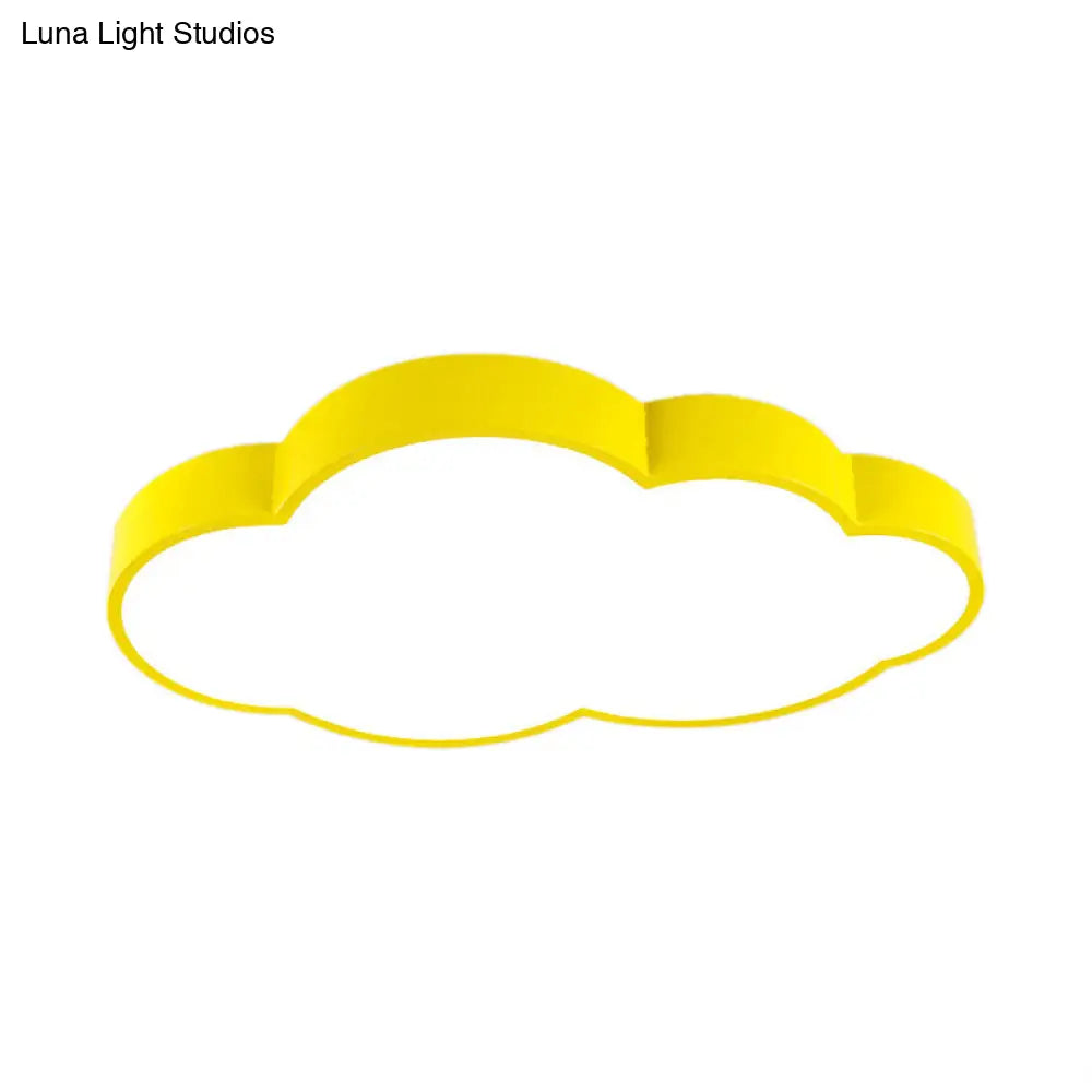 DecorBites™ DecorBites™ Modern Cloud Ceiling Lamp & LED Flush Light for Hallway - Acrylic & Metal Undertint