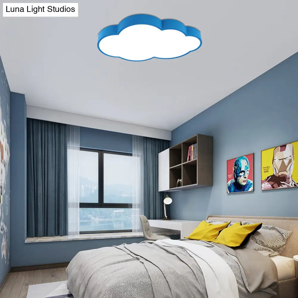 DecorBites™ DecorBites™ Modern Cloud Ceiling Lamp & LED Flush Light for Hallway - Acrylic & Metal Undertint