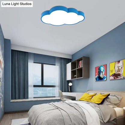 DecorBites™ DecorBites™ Modern Cloud Ceiling Lamp & LED Flush Light for Hallway - Acrylic & Metal Undertint