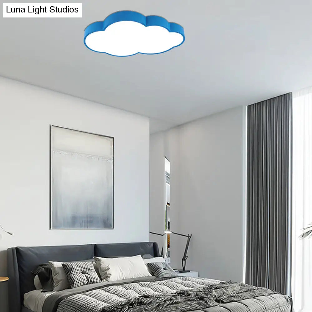 DecorBites™ DecorBites™ Modern Cloud Ceiling Lamp & LED Flush Light for Hallway - Acrylic & Metal Undertint