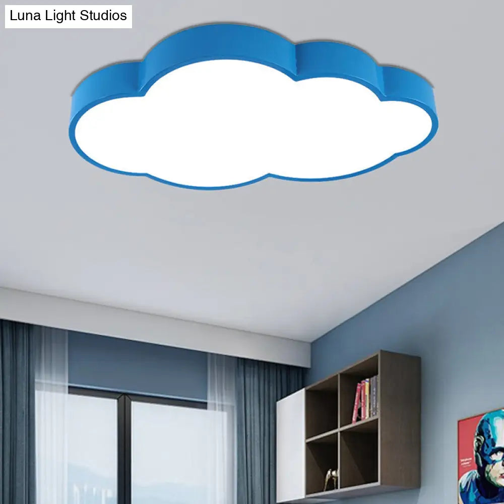 DecorBites™ DecorBites™ Modern Cloud Ceiling Lamp & LED Flush Light for Hallway - Acrylic & Metal Undertint
