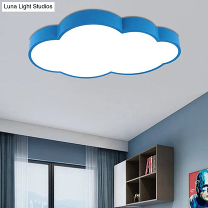 DecorBites™ DecorBites™ Modern Cloud Ceiling Lamp & LED Flush Light for Hallway - Acrylic & Metal Undertint