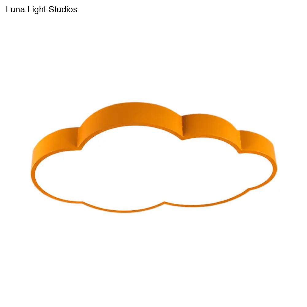 DecorBites™ DecorBites™ Modern Cloud Ceiling Lamp & LED Flush Light for Hallway - Acrylic & Metal Undertint