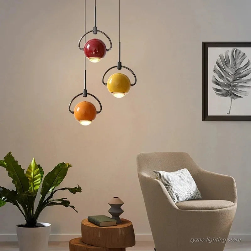 Modern Colorful Aluminum Mini Pendant Light