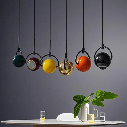 Modern Colorful Aluminum Mini Pendant Light - Decorbites