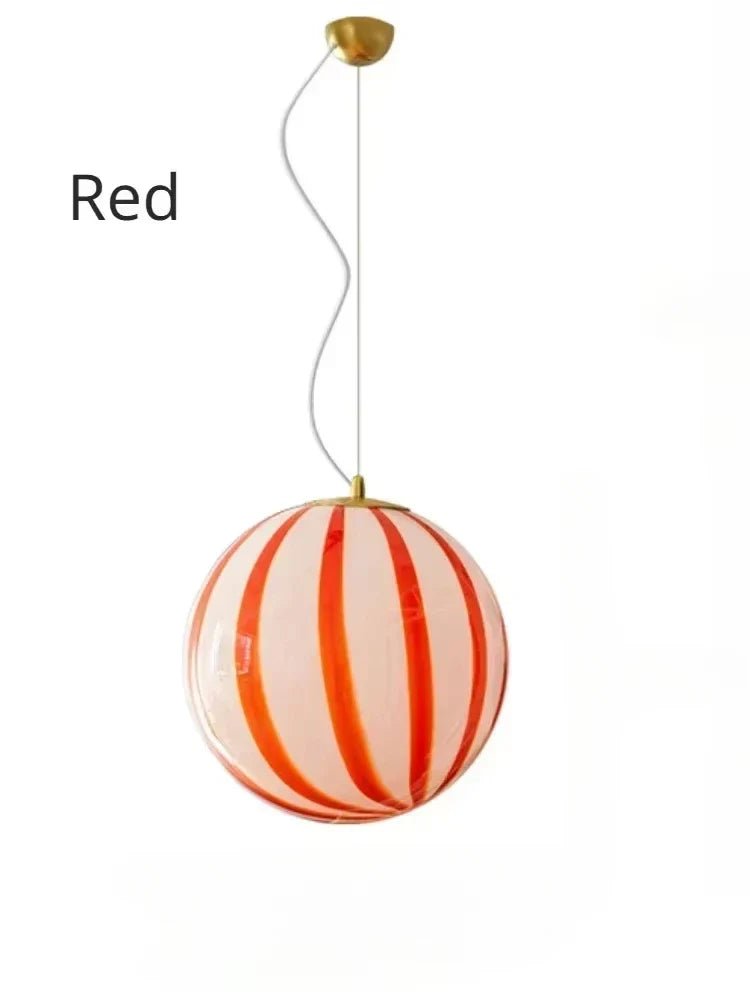 Modern Colorful Glass Ball Pendant Light - Decorbites
