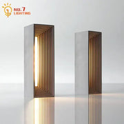 Modern concrete stone table lamp with sleek concrete exterior and warm wooden slat touch light for bedroom decorbites concrete stone
