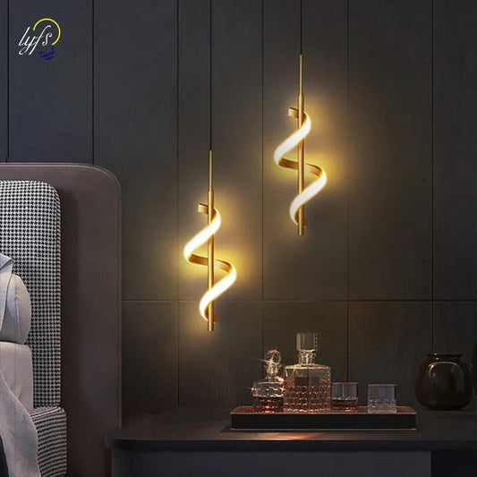 Modern Copper Pendant Light in Black and Gold - Decorbites