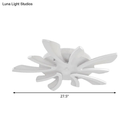 DecorBites™ DecorBites™ Modern Coral Semi Flush Mount Ceiling Light - 3/5/12-Head Acrylic Flushmount in Warm/White Light