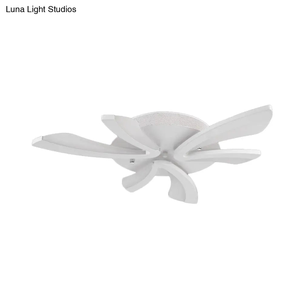 DecorBites™ DecorBites™ Modern Coral Semi Flush Mount Ceiling Light - 3/5/12-Head Acrylic Flushmount in Warm/White Light