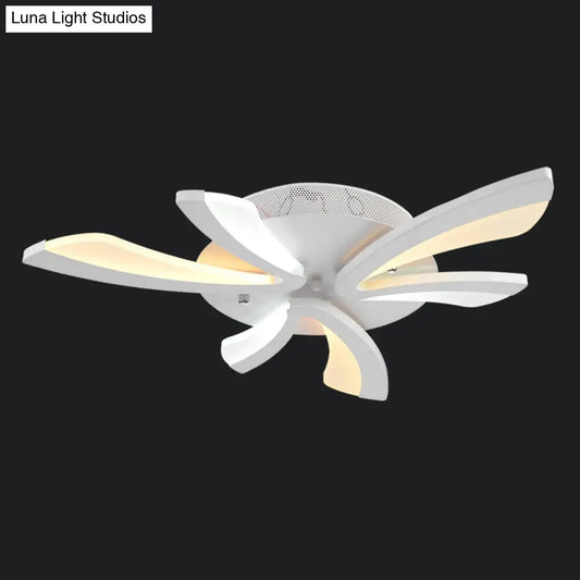 DecorBites™ DecorBites™ Modern Coral Semi Flush Mount Ceiling Light - 3/5/12-Head Acrylic Flushmount in Warm/White Light