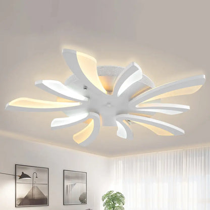 DecorBites™ DecorBites™ Modern Coral Semi Flush Mount Ceiling Light - 3/5/12-Head Acrylic Flushmount in Warm/White Light