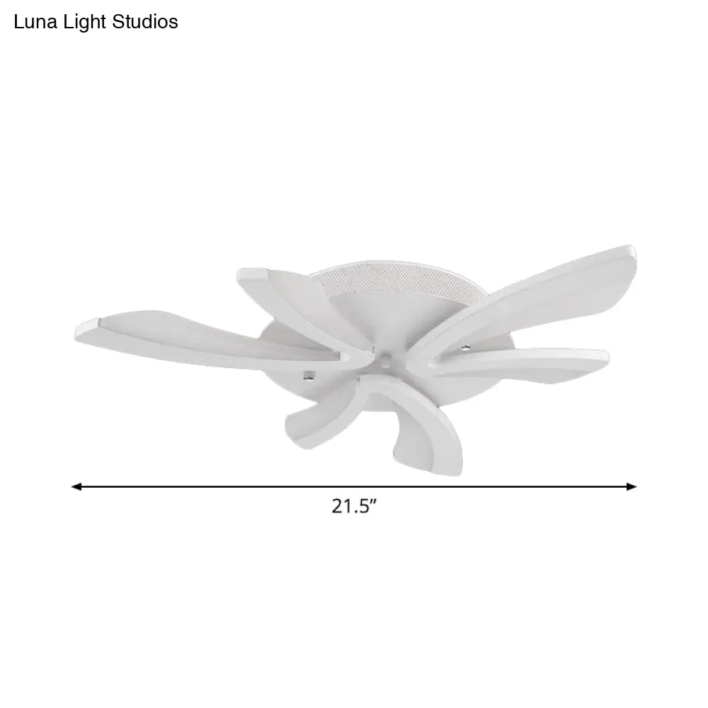 DecorBites™ DecorBites™ Modern Coral Semi Flush Mount Ceiling Light - 3/5/12-Head Acrylic Flushmount in Warm/White Light