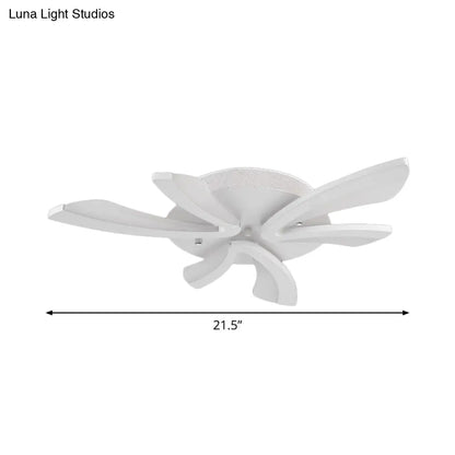 DecorBites™ DecorBites™ Modern Coral Semi Flush Mount Ceiling Light - 3/5/12-Head Acrylic Flushmount in Warm/White Light