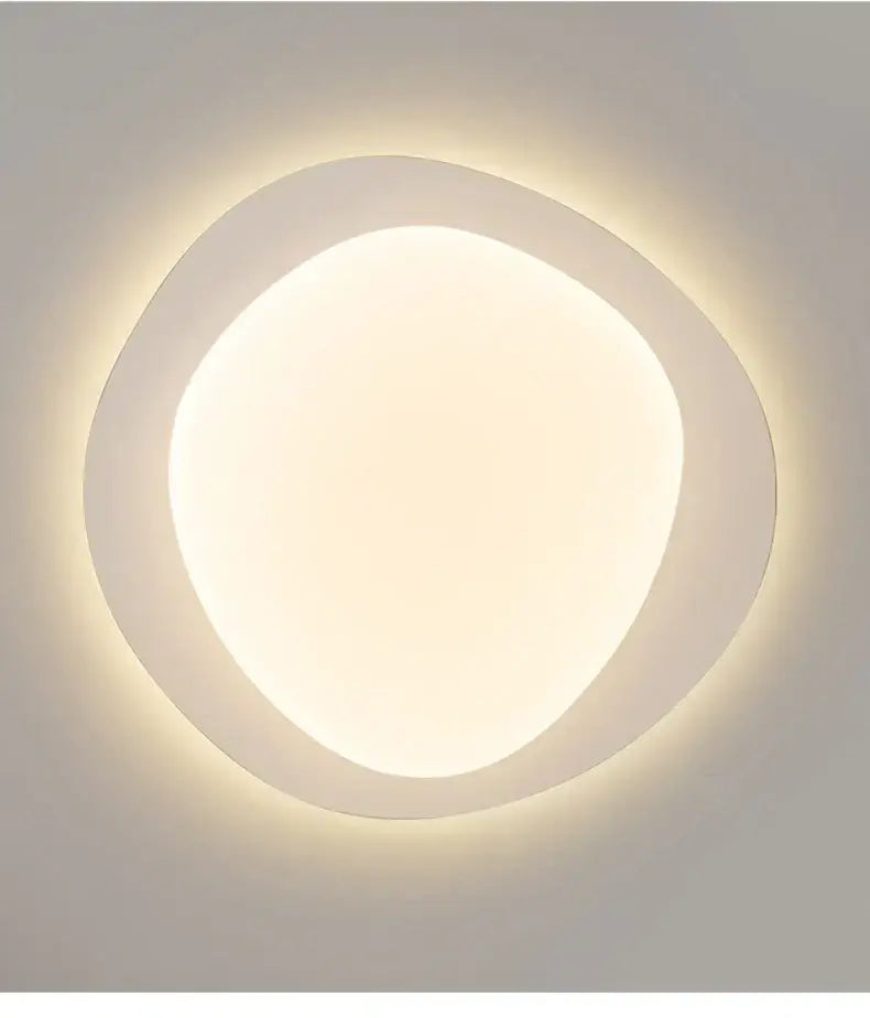 Modern cream style cobblestone ceiling light with a soft warm glow and minimalist design for bedroom decorbites cream style
