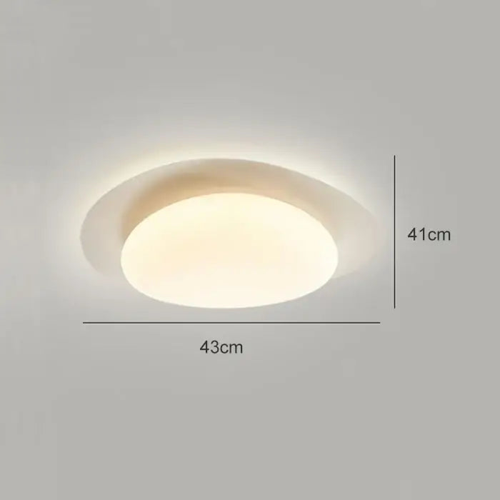 Modern cream style cobblestone ceiling light with a soft white diffused glow for bedroom decorbites cream style decor