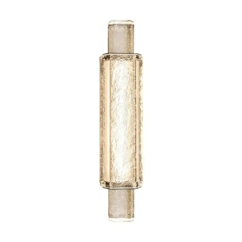 Modern crystal bubble wall lamp with textured translucent glass and metallic accents for luxury bedroom decorbites wall lamp
