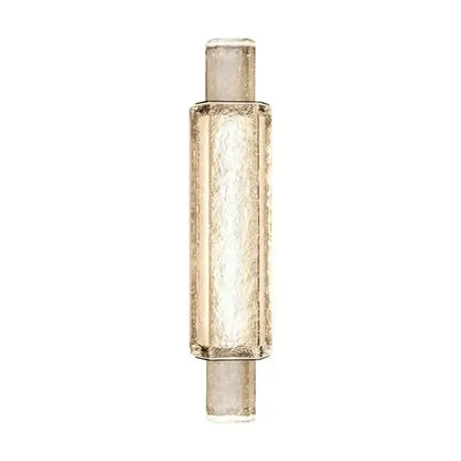 Modern crystal bubble wall lamp with textured translucent glass and metallic accents for luxury bedroom decorbites wall lamp