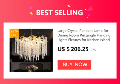 Modern Crystal Chandelier for Living Room or Bedroom - Chandelier