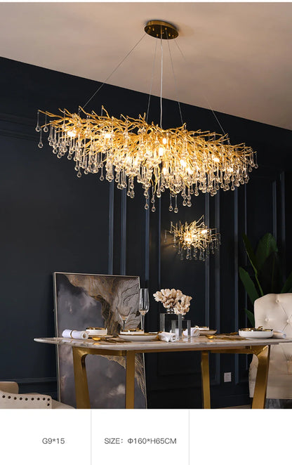 Modern Crystal Chandelier for Living Room or Bedroom - Chandelier