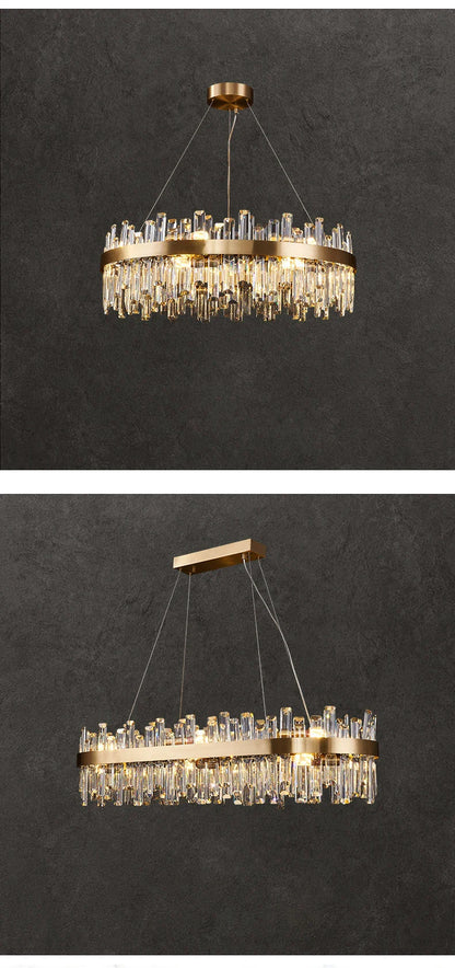 Modern Crystal Chandelier Lighting for Dining Room - Chandelier