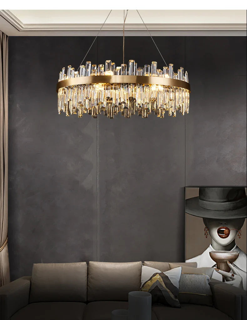 Modern Crystal Chandelier Lighting for Dining Room - Chandelier